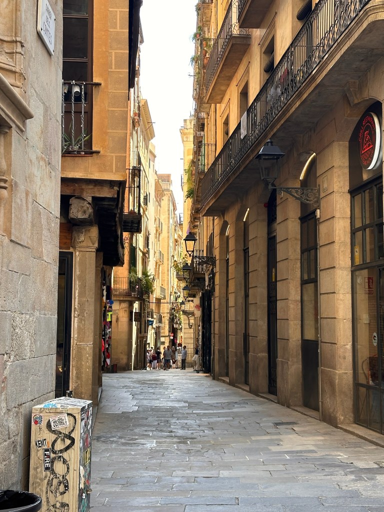 Gothic Quarter in Barcelona, Spain