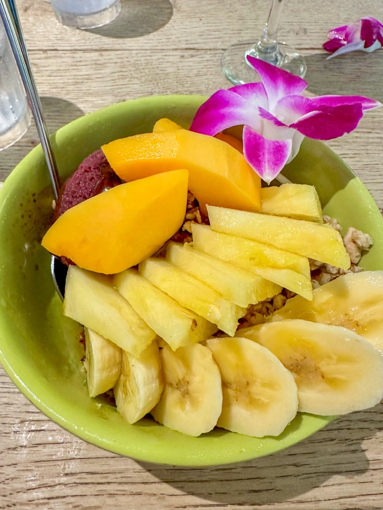 Acai bowl in Oahu, Hawaii