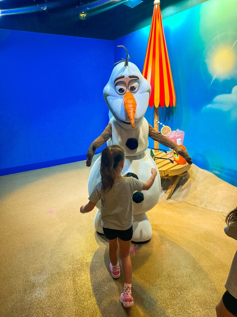 Meeting Olaf at Hollywood Studios, Walt Disney World