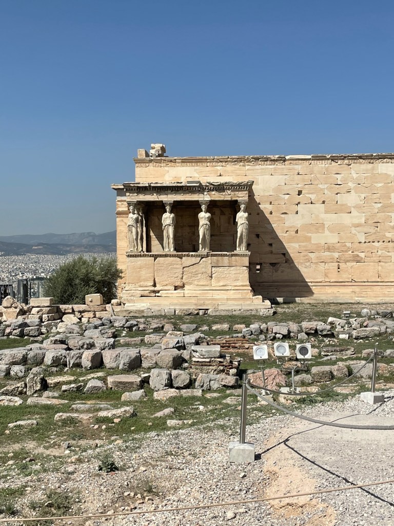The Erechtheion in Athens, Greece