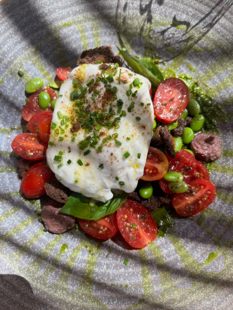 Greek Salad in Santorini, Greece