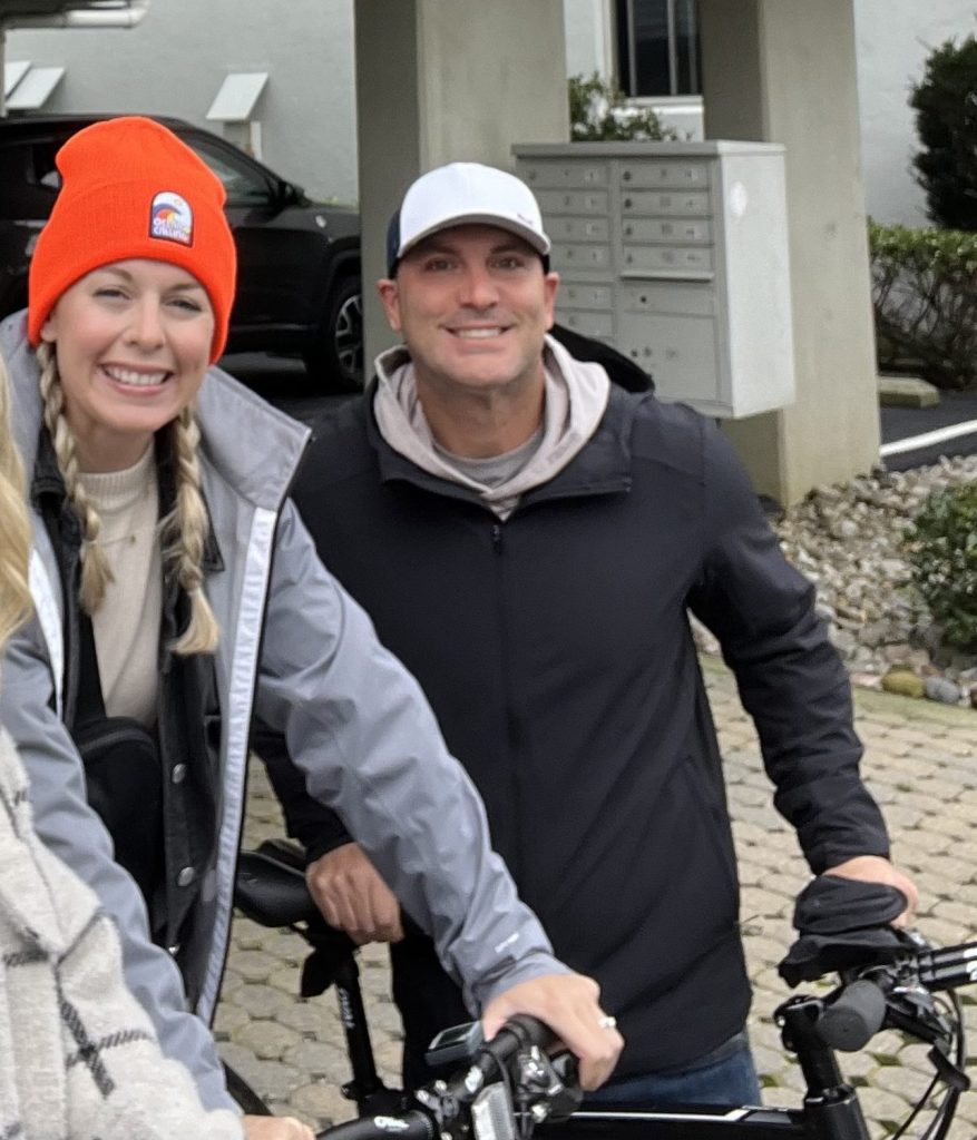 Riding bikes as transportation to Oceans Calling Festival in Ocean City, Maryland