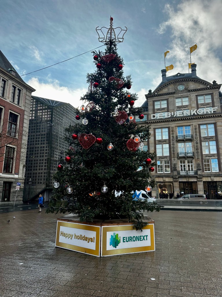 Christmas Tree in Amsterdam square
