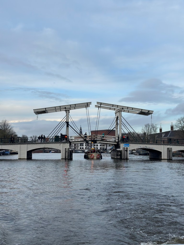 Drawbridge in Amsterdam 
