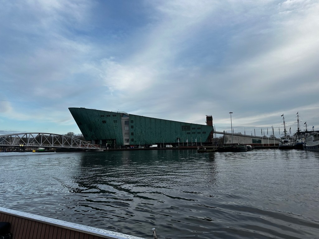 Picture of NEMO Science Museum from a Canal Cruise 

