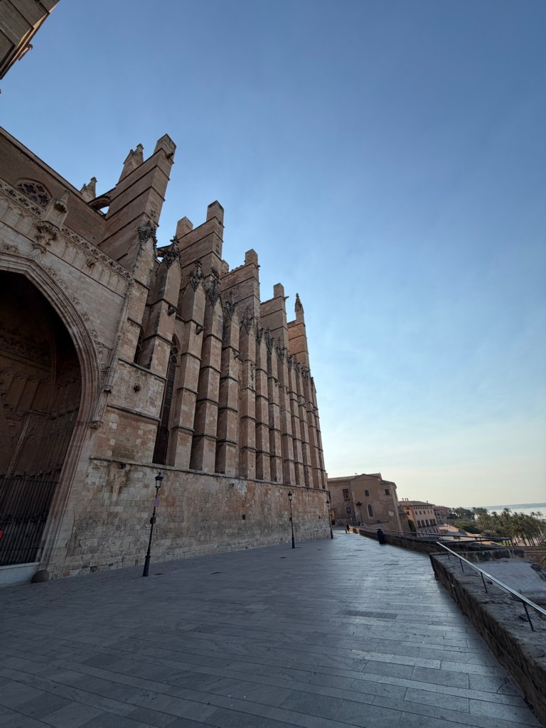 The Cathedral of Santa Maria of Palma by the sea in Palma de Mallorca, Spain