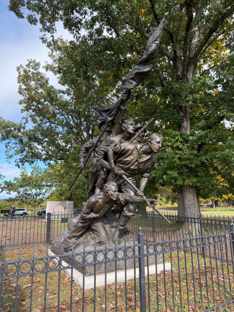 The North Carolina Monument on the Gettysburg tour 
